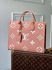 Louis Vuitton Onthego Pink Leather M45595 - 35x28x15cm - 1