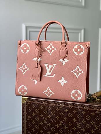 Louis Vuitton Onthego Pink Leather M45595 - 35x28x15cm