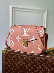 Louis Vuitton Pochette Metis Pink Leather -  25x19x7cm - 1