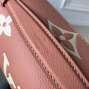 Louis Vuitton Pochette Metis Pink Leather -  25x19x7cm - 2