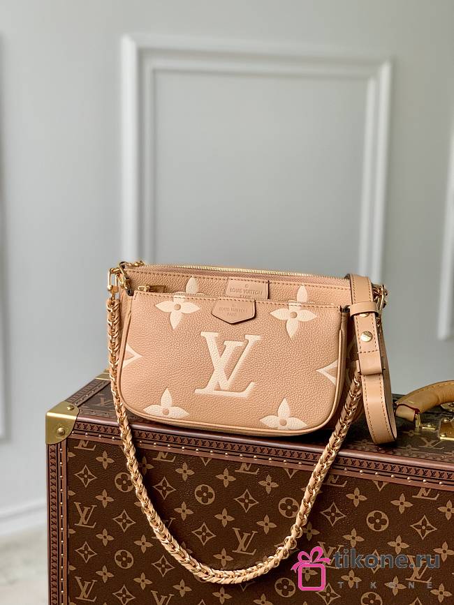 Louis Vuitton Multi Pochette Arizona Creme - 25x14.5x4.5cm - 1