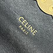 Celine Black Triomphe Wallet - 10.5x7x1cm - 2