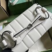 Gucci Horsebit Small Chain White - 27x11.5x5cm - 2