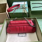 Gucci Horsebit Small Chain Red - 27x11.5x5cm - 4