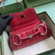 Gucci Horsebit Small Chain Red - 27x11.5x5cm - 2