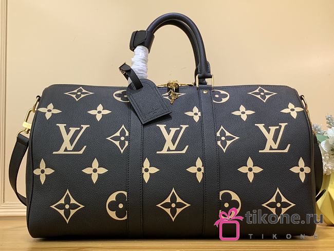 Louis Vuitton Black Keepall Bandouliere - 45x27x20cm - 1