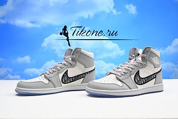 JordanxDior Air 1 Retro High Sneakers White