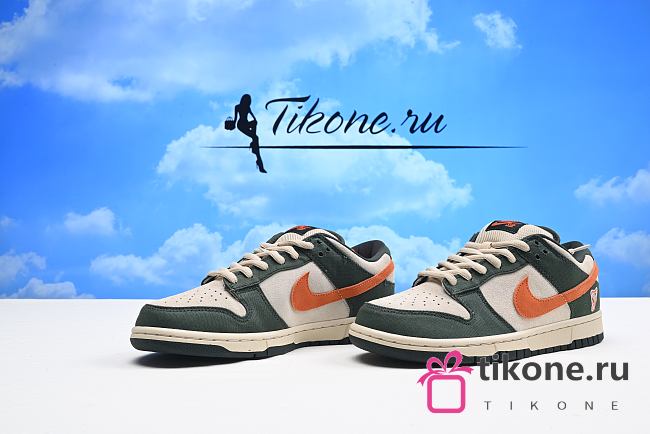 Nike Dunk Low Green Orange - 1