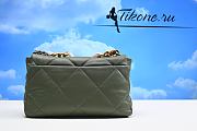 Chanel 19 Flap Bag Lambskin In Green - 26cm - 2