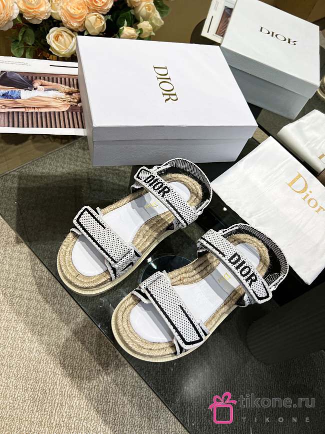 Dior Act Technical Fabric Rope Sandals  - 1