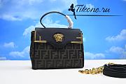 Fendi Fendace La Medusa Medium Handbag - 1