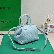 Bottega Veneta Mini Bauletto Blue - 20.5x15.5x10cm - 3