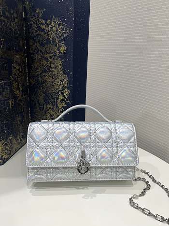 Dior Miss Silver Bag - 21x11.5x4.5cm