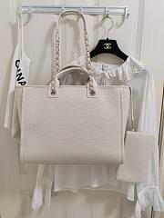 Chanel Deauville Tote White 38cm - 2