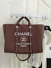 Chanel Deauville Tote Brown 38CM - 1