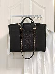 Chanel Deauville Tote Black 38CM - 1