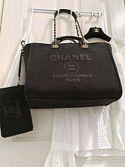 Chanel Deauville Tote Black 38CM - 2