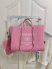 Chanel Deauville Tote Pink 38CM - 1