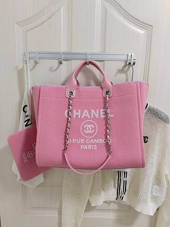 Chanel Deauville Tote Pink 38CM