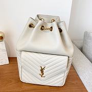 YSL JOE BACKPACK WHITE - 22×29×15cm - 1