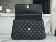 Chanel 23 Coco Handles Black Leather 29cm - 3