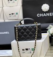 Chanel 23 Autumn and Winter Litchi Leather Bag - 20x12x8cm - 3