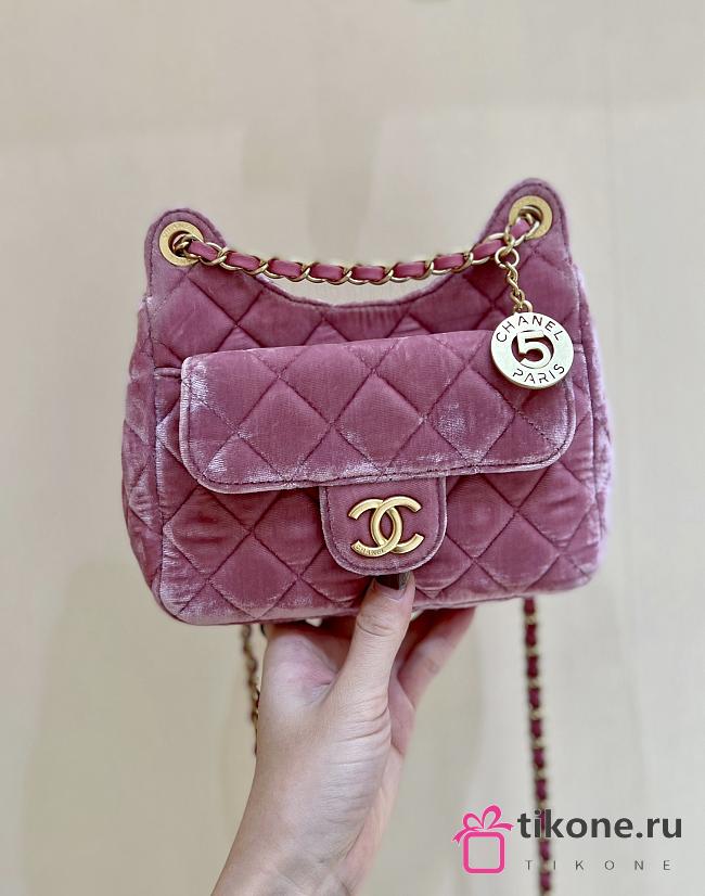 Chanel 23 Velvet Pink - 17x19x6cm - 1