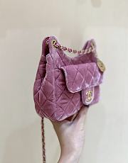 Chanel 23 Velvet Pink - 17x19x6cm - 3