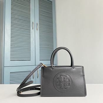 Tory Burch Ella Bio Grey Mini Tote - 18.5x12.5x7cm