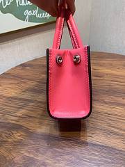 Tory Burch Ella Bio Pink Mini Tote - 18.5x12.5x7cm  - 2