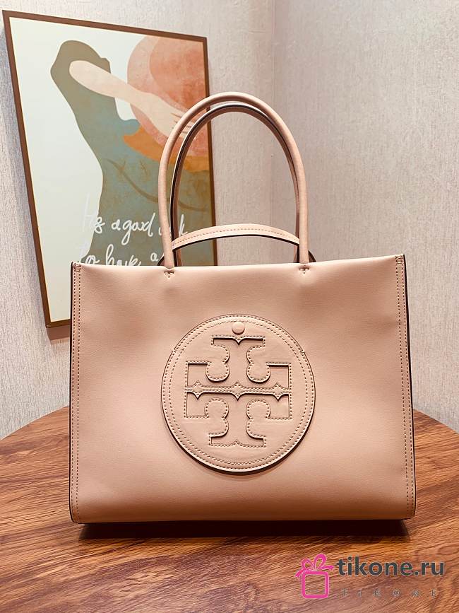 Tory Burch Light Sand Large Tote - 26.5x34x11cm - 1