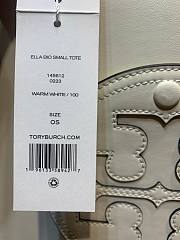 Tory Burch Warm White Large Tote - 26.5x34x11cm  - 4