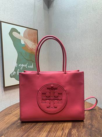 Tory Burch Watermelon Pink Large Tote - 26.5x34x11cm