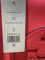 Tory Burch Watermelon Pink Large Tote - 26.5x34x11cm - 3