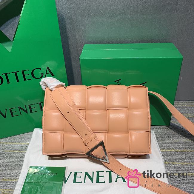 Bottega Veneta Padded Cassette Pink - 26x18x8cm - 1