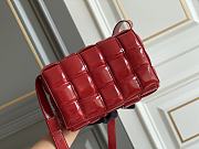 Bottega Veneta Padded Cassette Glossy Scarlet - 26x18x8cm - 1