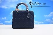 Dior Lady Navy Bag Medium 24cm - 1