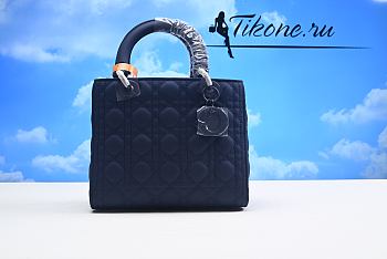 Dior Lady Navy Bag Medium 24cm