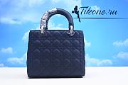 Dior Lady Navy Bag Medium 24cm - 3