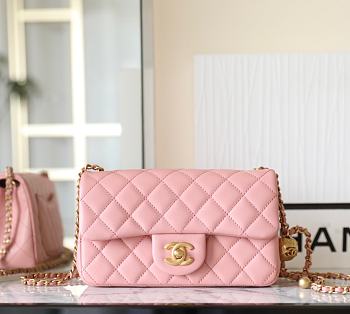 Chanel Classic Light Pink - 20x13x7cm