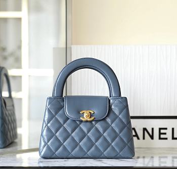 Chanel 23 Blue Kelly Bag - 19x13x7cm