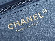 Chanel 23 Blue Kelly Bag - 19x13x7cm - 3