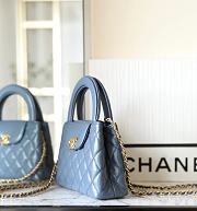 Chanel 23 Blue Kelly Bag - 19x13x7cm - 2