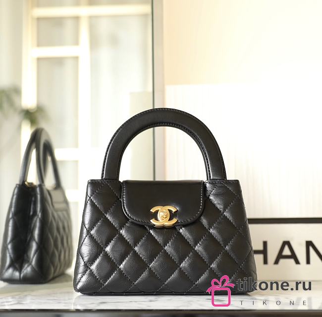 Chanel 23 Black Kelly Bag - 19x13x7cm - 1