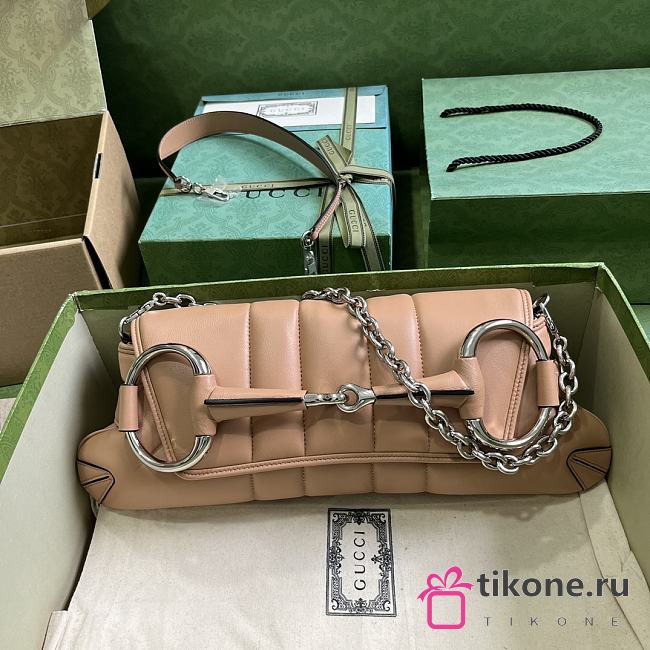 Gucci Horsebit Large Chain Pink - 38x15x16cm - 1