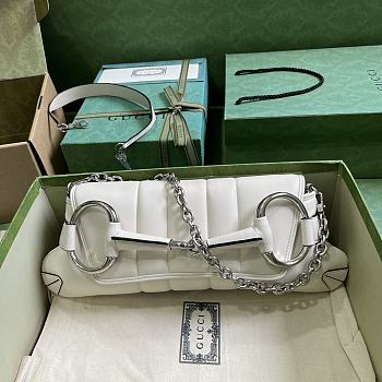 Gucci Horsebit Large White - 38x15x16cm