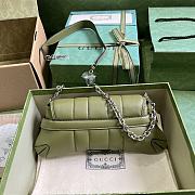 Gucci Horsebit Small Chain Green - 27x11.5x5cm - 4