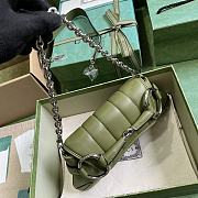 Gucci Horsebit Small Chain Green - 27x11.5x5cm - 3