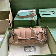 Gucci Horsebit Small Chain Pink - 27x11.5x5cm - 1