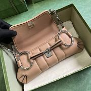 Gucci Horsebit Small Chain Pink - 27x11.5x5cm - 5